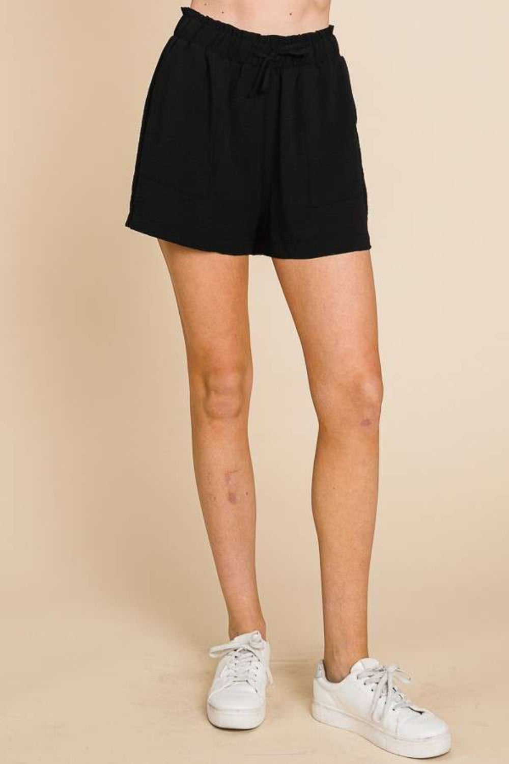 Hazel Blues® | Culture Code High Waist Paper bag Shorts