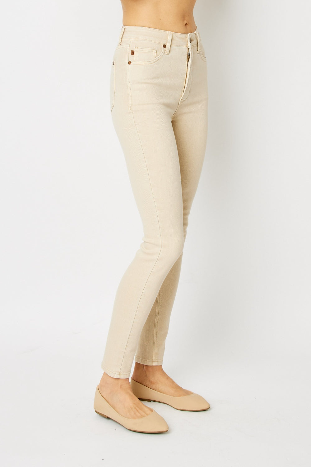 Hazel Blues® | Judy Blue Garment Dyed Tummy Control Skinny Jeans