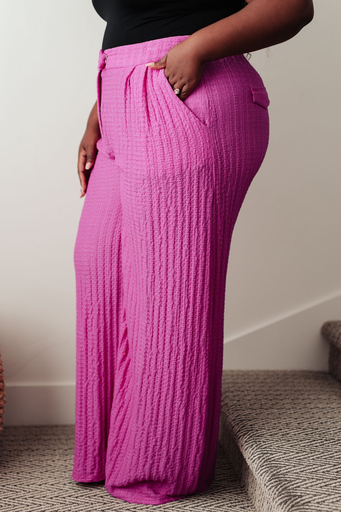 Hazel Blues® | Totally Crazy Still Wide Leg Pants