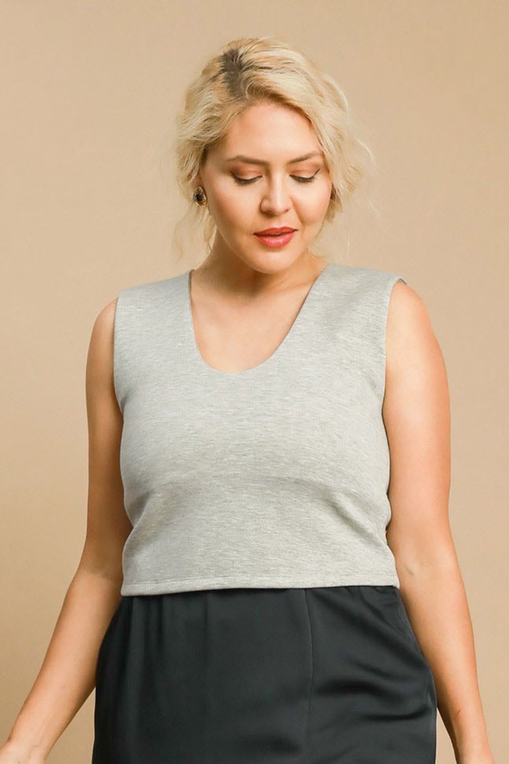 Hazel Blues® | Umgee Scoop Neck Cropped Tank