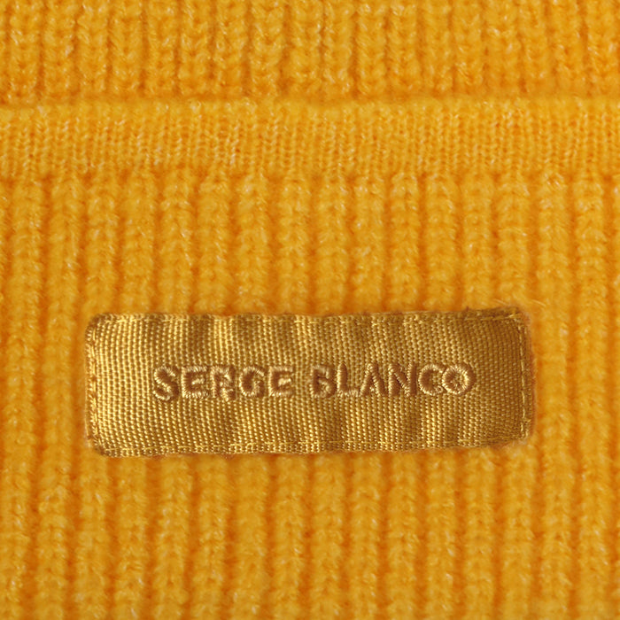 Bonnet à Revers Uni Jaune Gold SERGE BLANCO