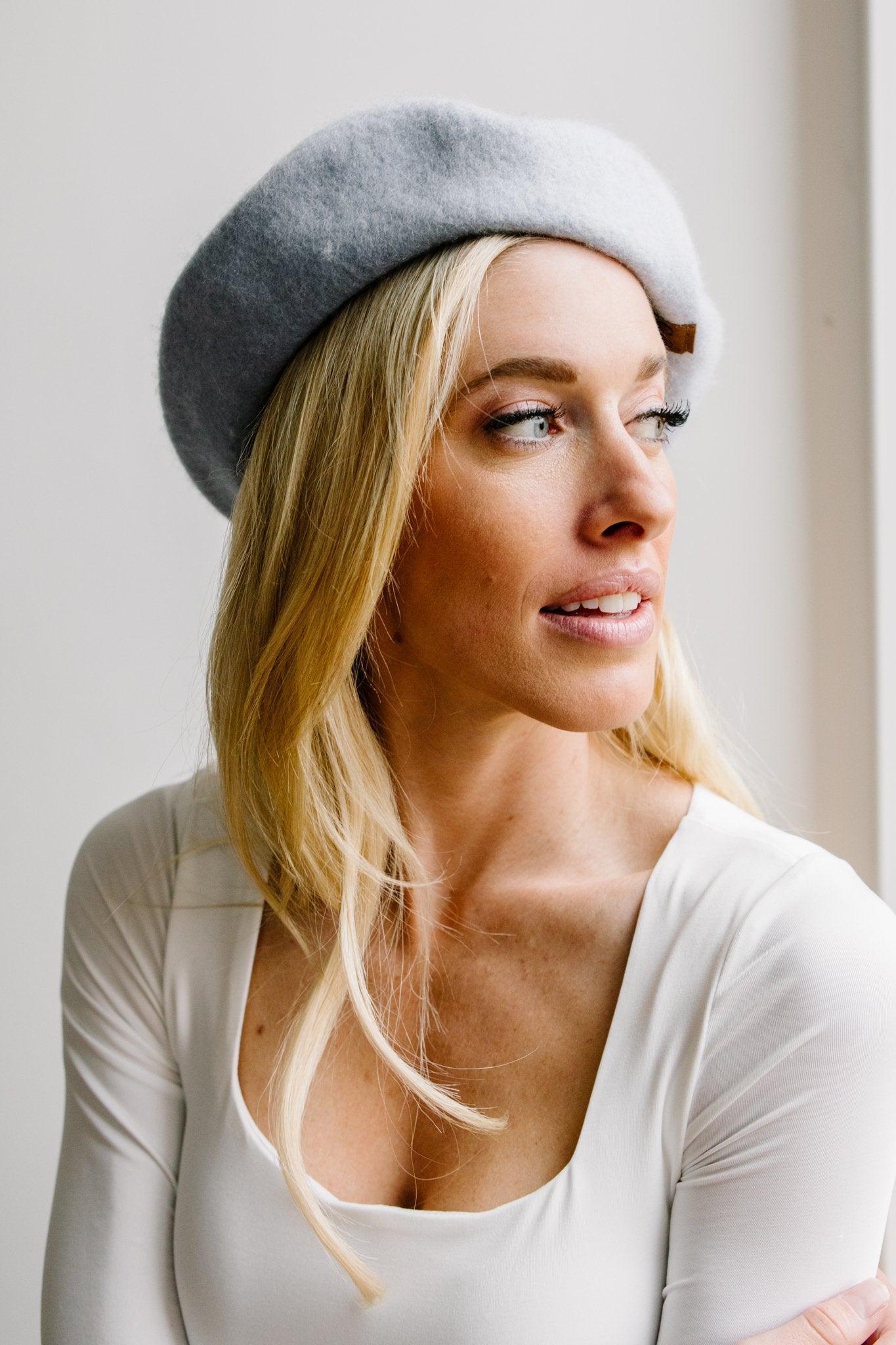 Hazel Blues® | Ohh La La Beret in Ice Blue