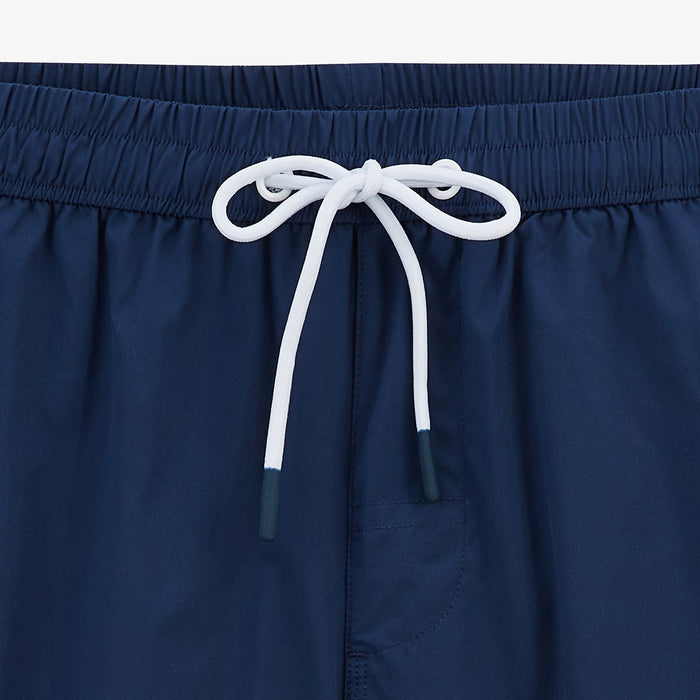 Short de bain uni Nestor bleu opale HOMME SERGE BLANCO