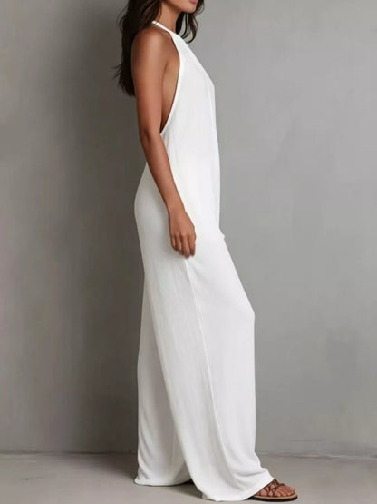 Hazel Blues® |  Sleeveless Wide Leg Jumpsuit