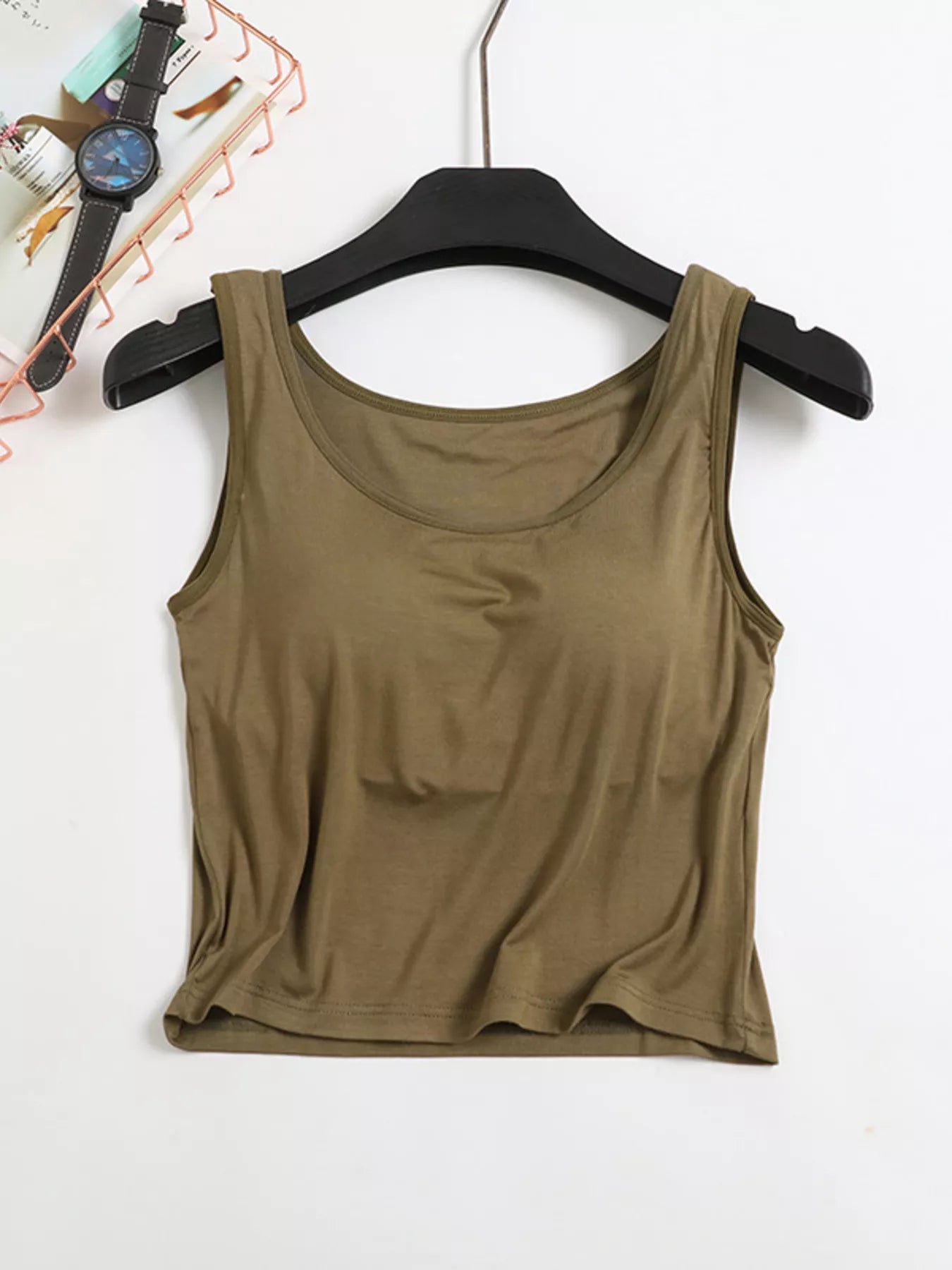 Hazel Blues® |  Seamless Modal Padded Tank