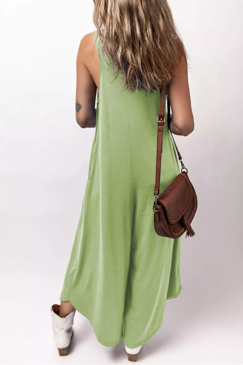 Hazel Blues® |  Sleeveless Wide Leg Casual Jumpsuit