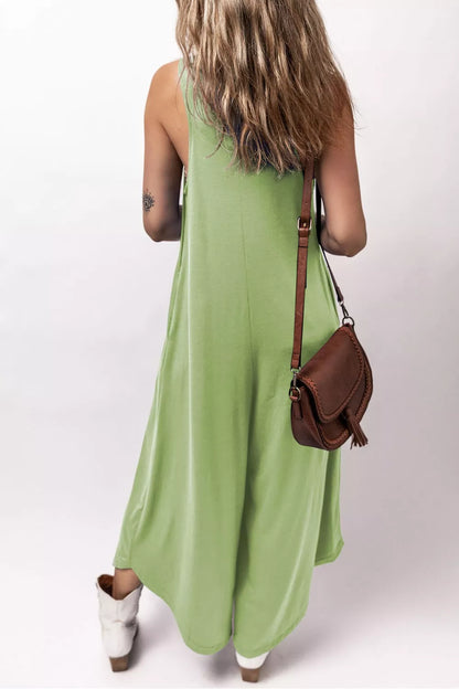 Hazel Blues® |  Sleeveless Wide Leg Casual Jumpsuit