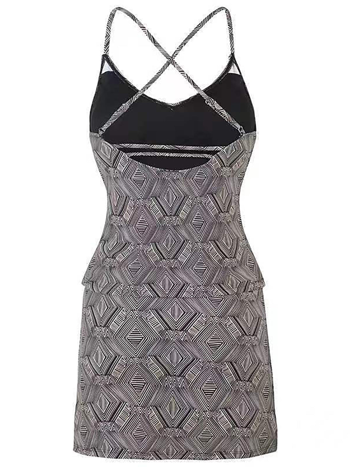 Hazel Blues® |  V-Neck Spaghetti Strap Top and Skirt Swim Set