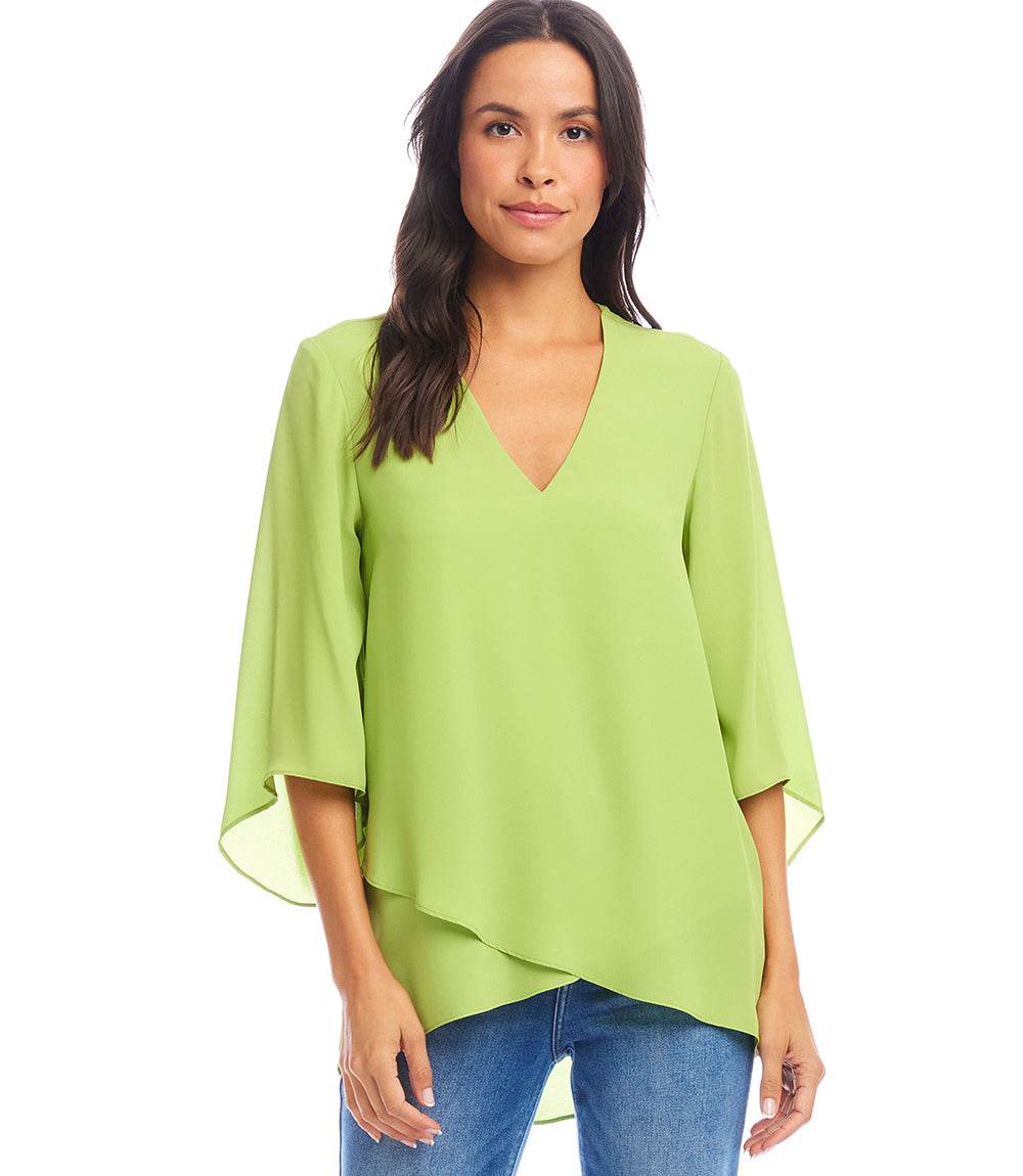 Bracelet Sleeve Asymmetric Top