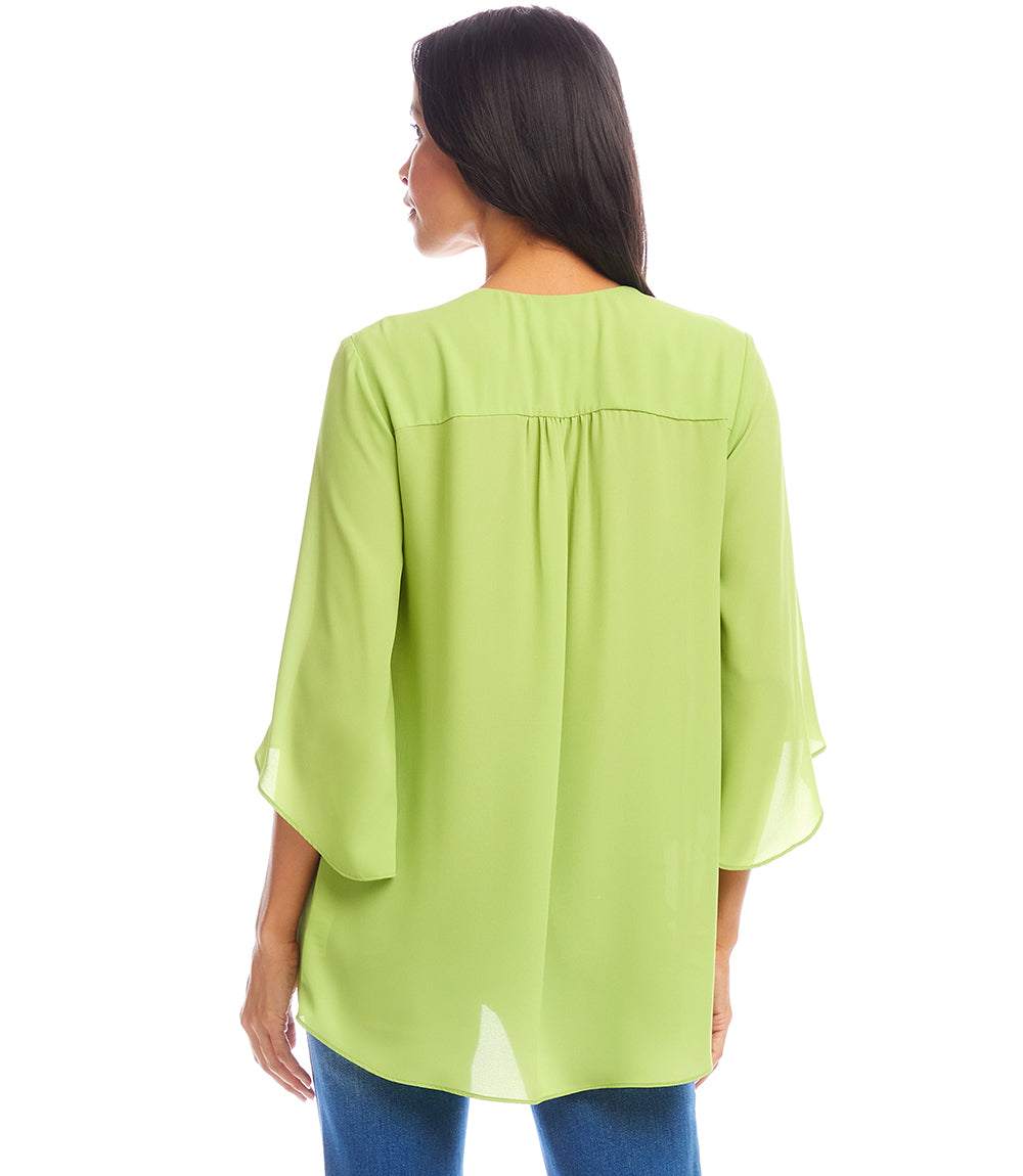 Bracelet Sleeve Asymmetric Top