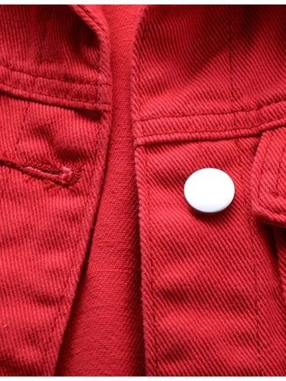 Hazel Blues® | Button Down Raw Hem Sleeveless Denim Jacket