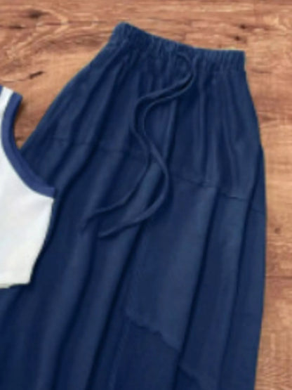 Hazel Blues® |  Easy Does It Skirt | Drawstring Skirt