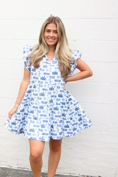 Stewart Simmons Auburn Toile Dress