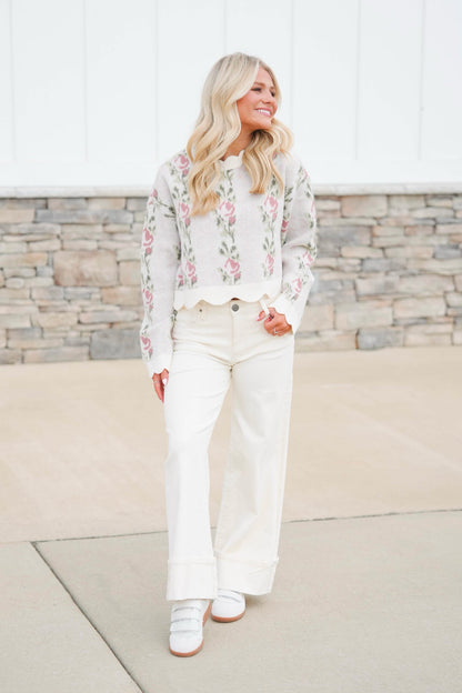 Flower Garden Sweater
