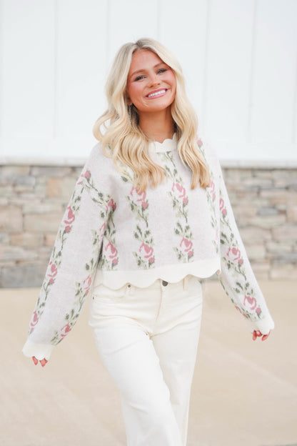 Flower Garden Sweater