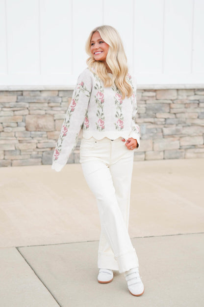 Flower Garden Sweater