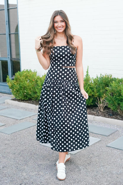Sideline Style Polka Dot Top