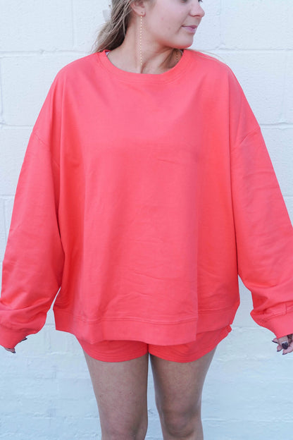 Crewneck French Terry Pullover