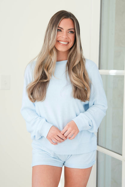 Hacci Solid Crewneck