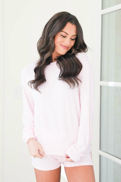 Hacci Solid Crewneck