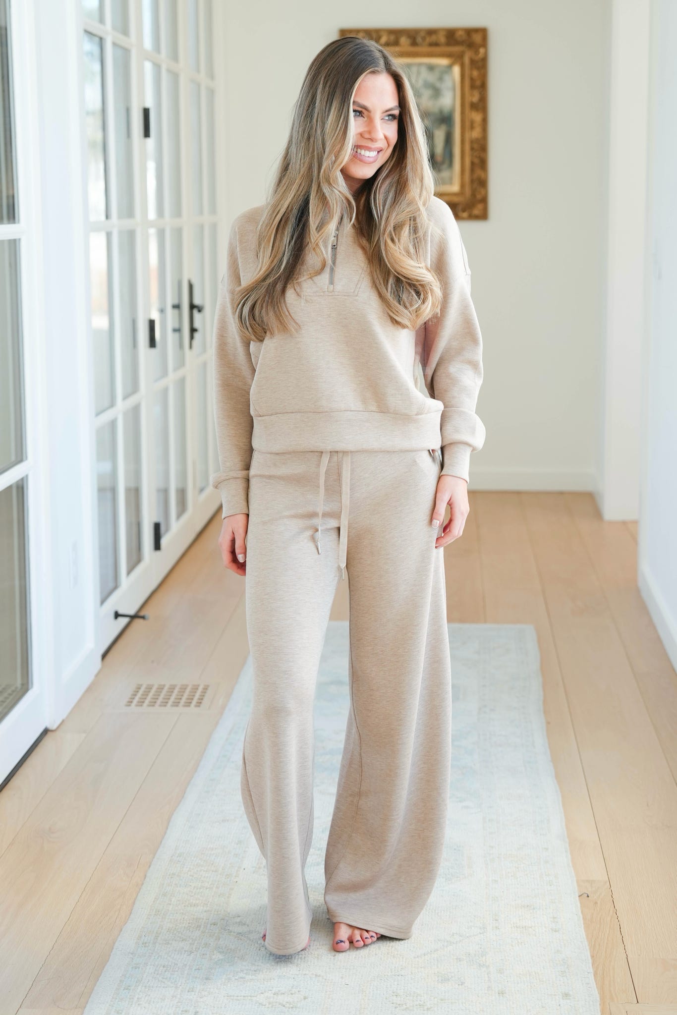 Spanx Shawl Collar Half Zip