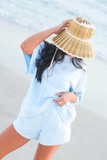 Mockneck French Terry Top