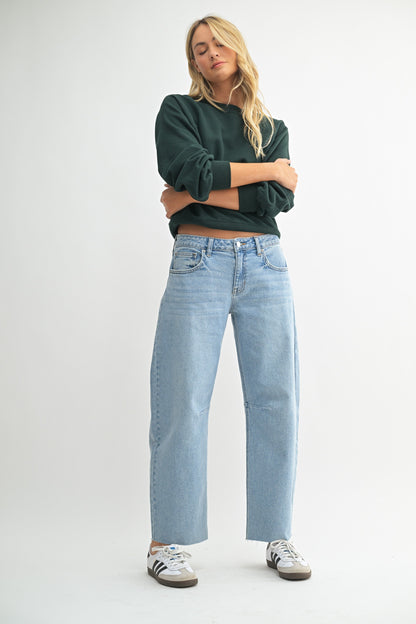 Just Black Barrel Jean