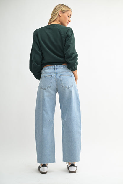 Just Black Barrel Jean