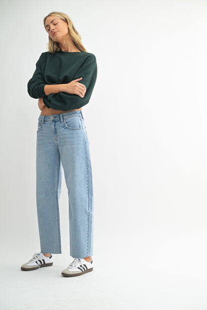Just Black Barrel Jean