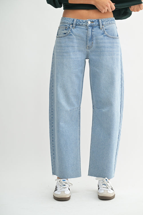 Just Black Barrel Jean