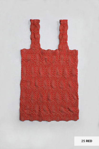 Nikibiki Lace Textured Tank