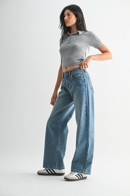 Just Black Denim Baggy Jean