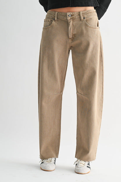 Just Black Barrel Jean