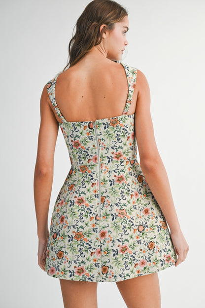 Floral Ties Dress