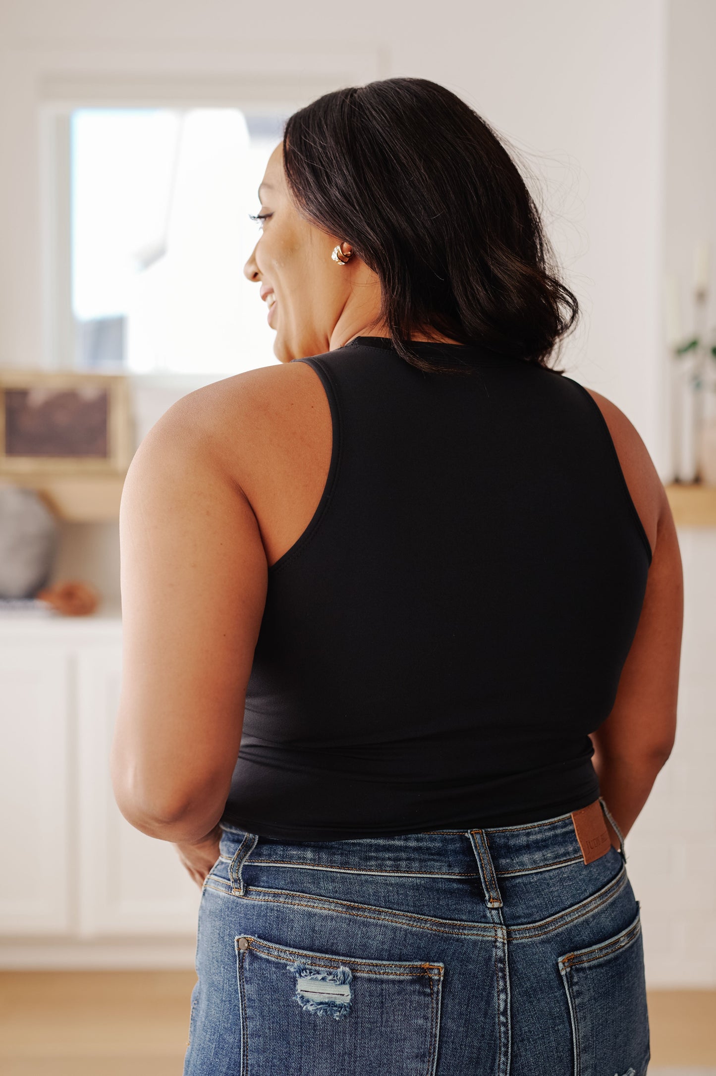 Hazel Blues® |  Yesterday's Crop Tank in Black