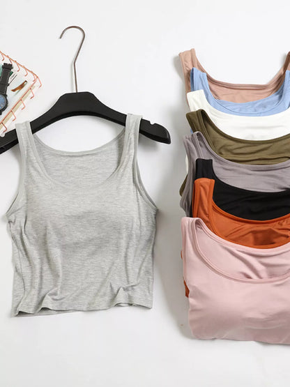 Hazel Blues® |  Seamless Modal Padded Tank
