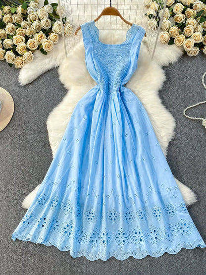 Hazel Blues® |  Lace Detail Sleeveless Dress