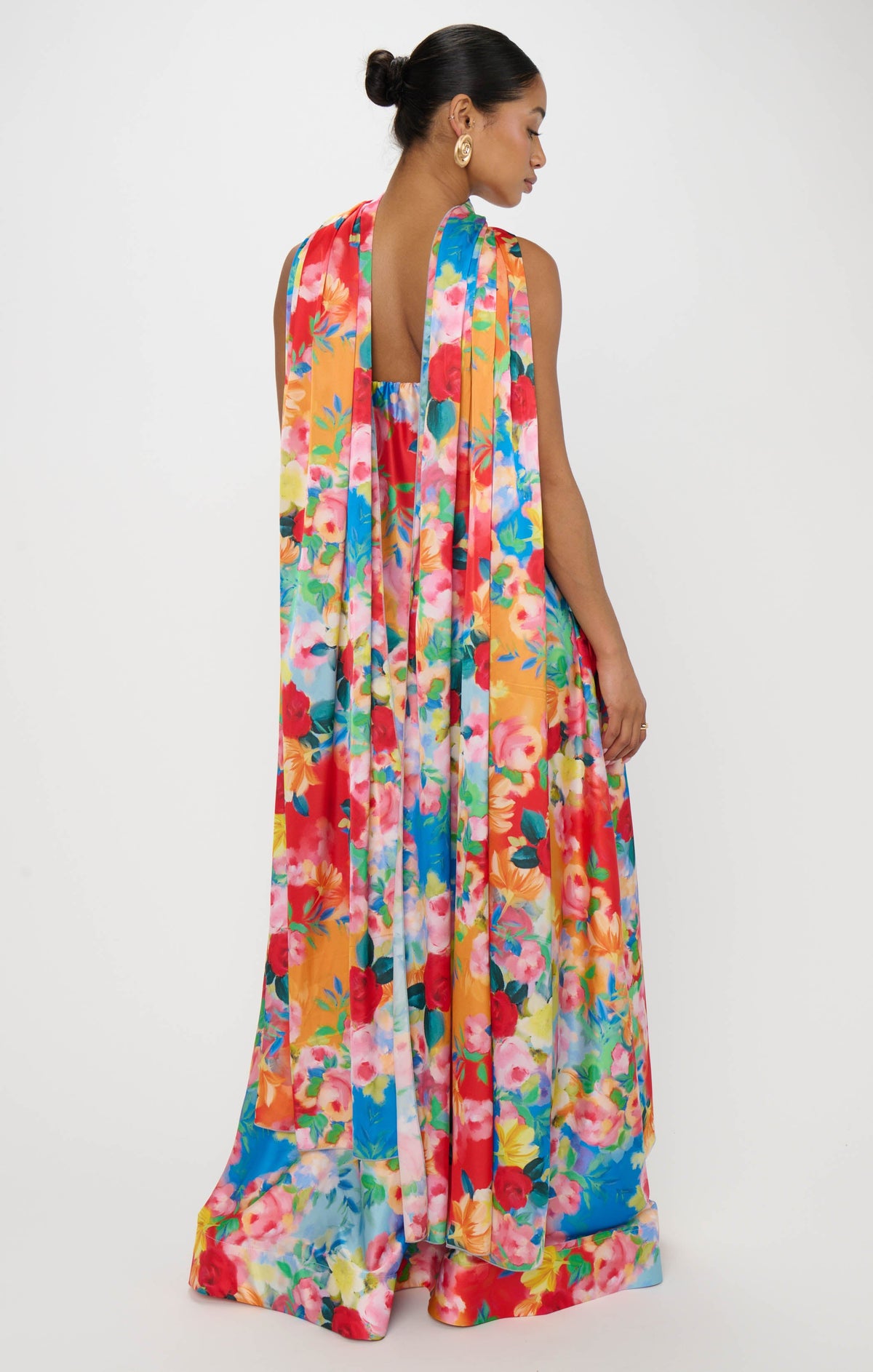 Tinsley Tube Dress ~ Sunset Garden Gala