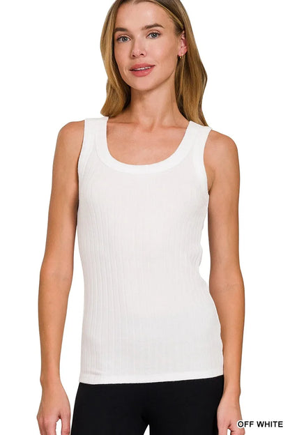 Hazel Blues® |  Zenana Melange Rib Tank Top