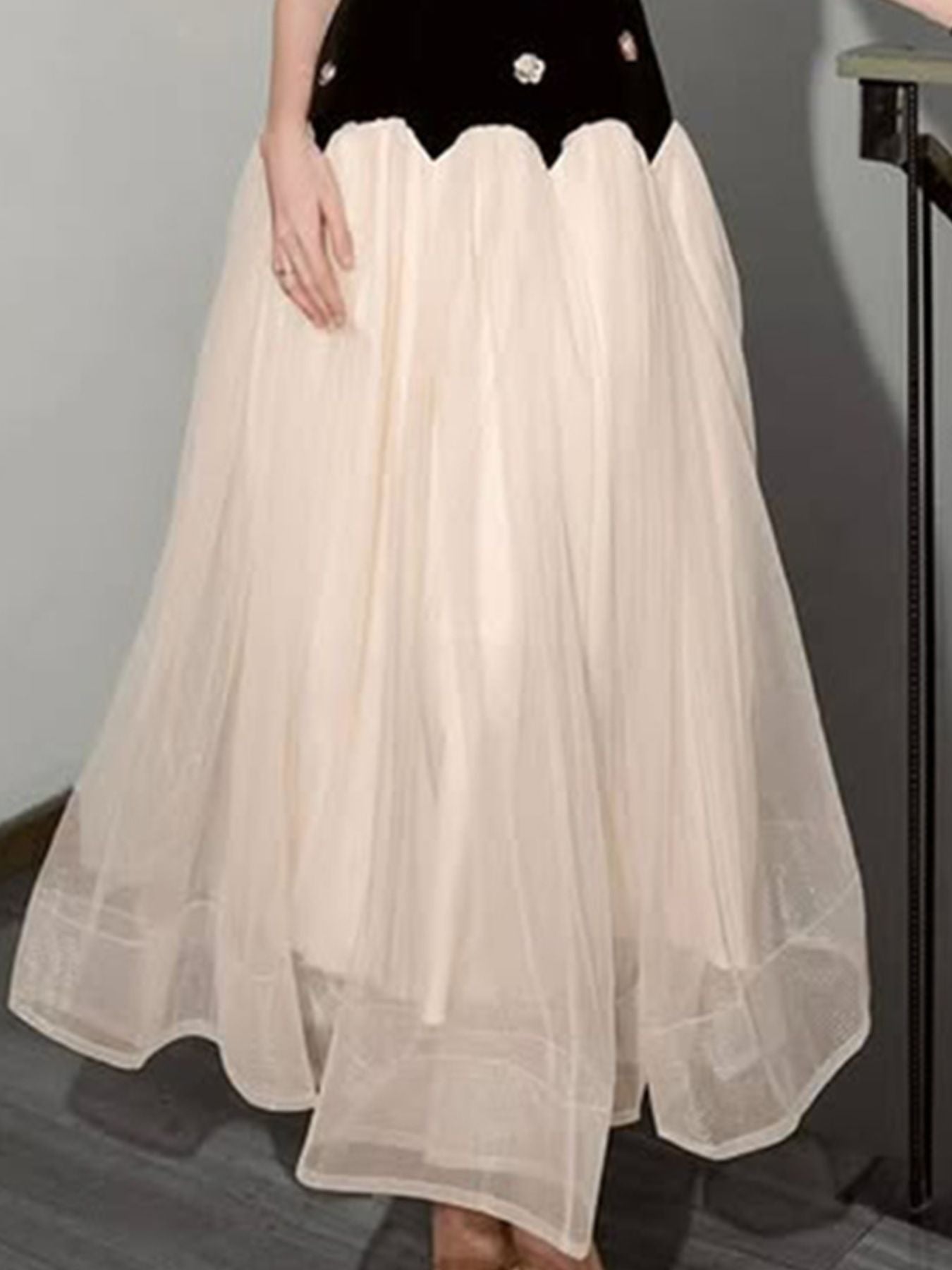 Hazel Blues® |  Sleeveless Tulle Maxi Dress