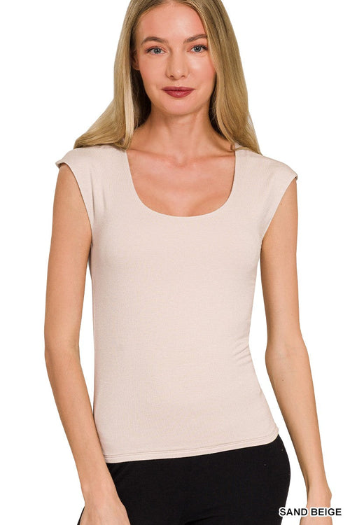 Hazel Blues® |  Zenana Double Layered Sleeveless Top