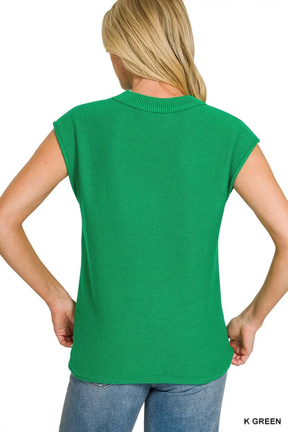 Easy Does It Sweater | Sleeveless Sweater