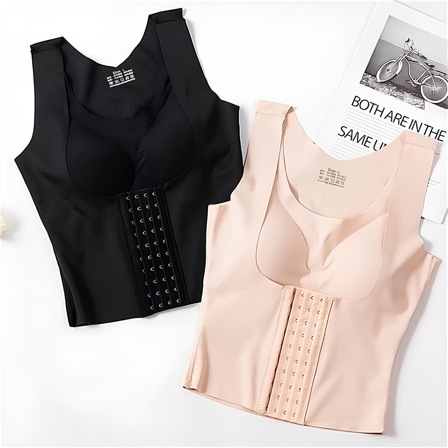Hazel Blues® |  Basic Bae Scoop Neck Shapewear Tank with Removable Paddings