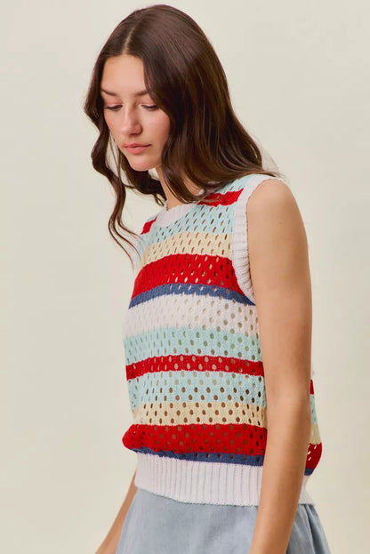 Hazel Blues® |  Stripe Right Sweater | Striped Sweater