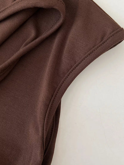 Hazel Blues® |  Ruched Mock Neck Tank