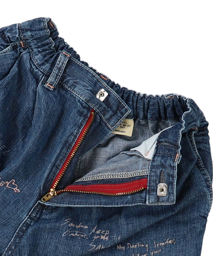 8oz Denim Scribble Shorts