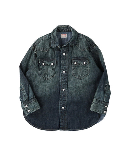 8oz Denim Western Shirt