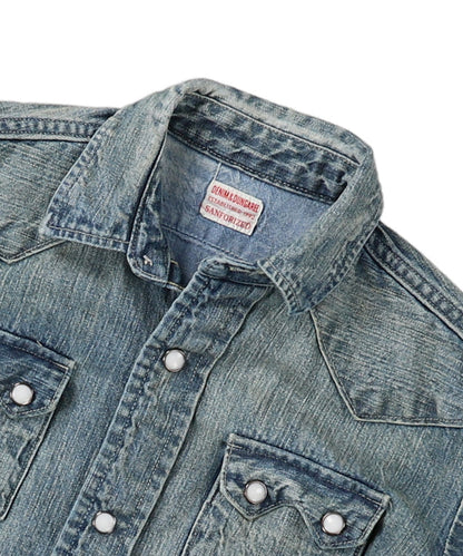 8oz Denim Western Shirt