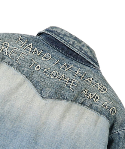 8oz Denim Western Shirt