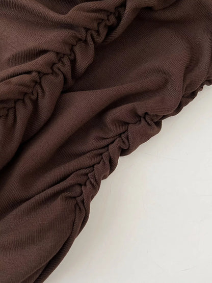 Hazel Blues® |  Ruched Mock Neck Tank